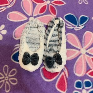 Cute fluffy house slippers